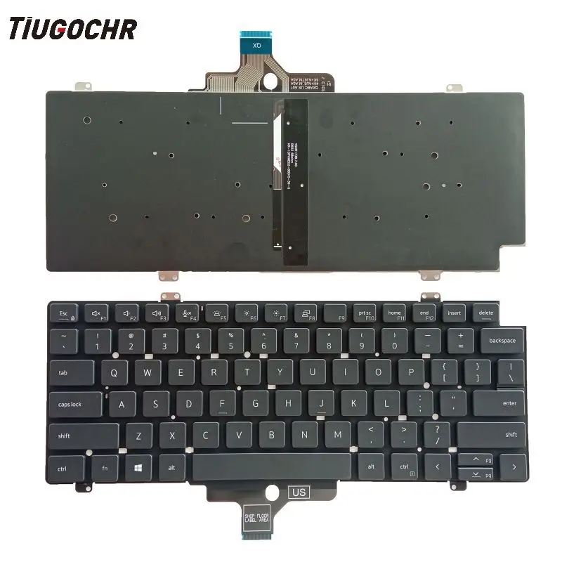 

Новая английская клавиатура Dell Latitude 14 7410 2 в 1 с подсветкой P/N-GMM47