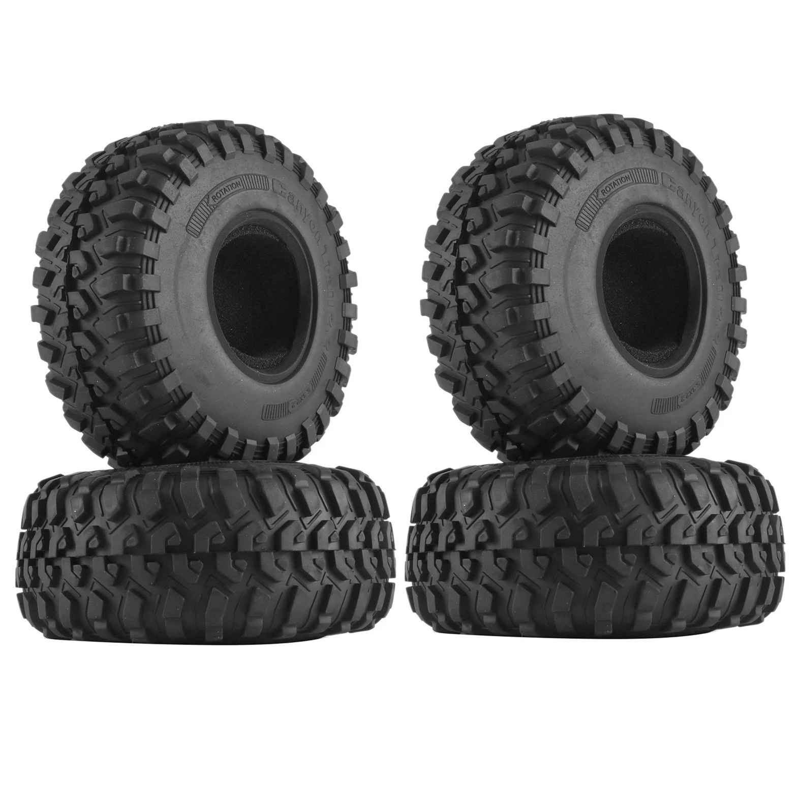 

4pcs 132mm 2.2" Rubber Tire Wheel Tyre for 1/10 RC Crawler Car Axial SCX10 Wraith RR10 Capra RBX10 Traxxas TRX4 YK4082 YK4083