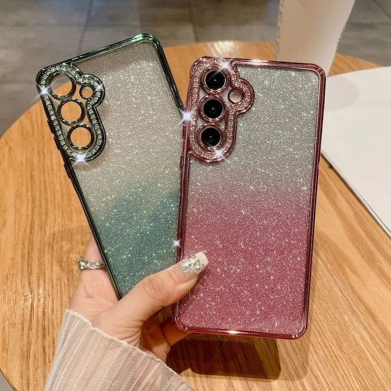 Luxury Gradient Glitter Rhinestone Diamond Protective Case