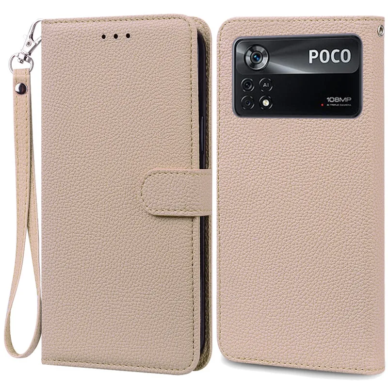 Elegant Leather Flip Wallet Cover - Premium Protection and Style