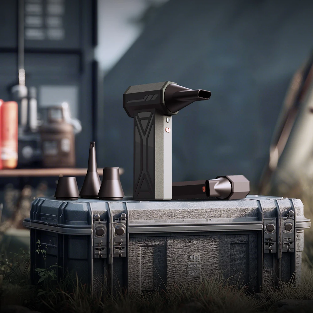 미니 터보 제트 팬 P70 휴대용 블로워 브러시리스 모터 130000RPM 52m/s 산업용 팬 (자동차 청소 및 가정용)