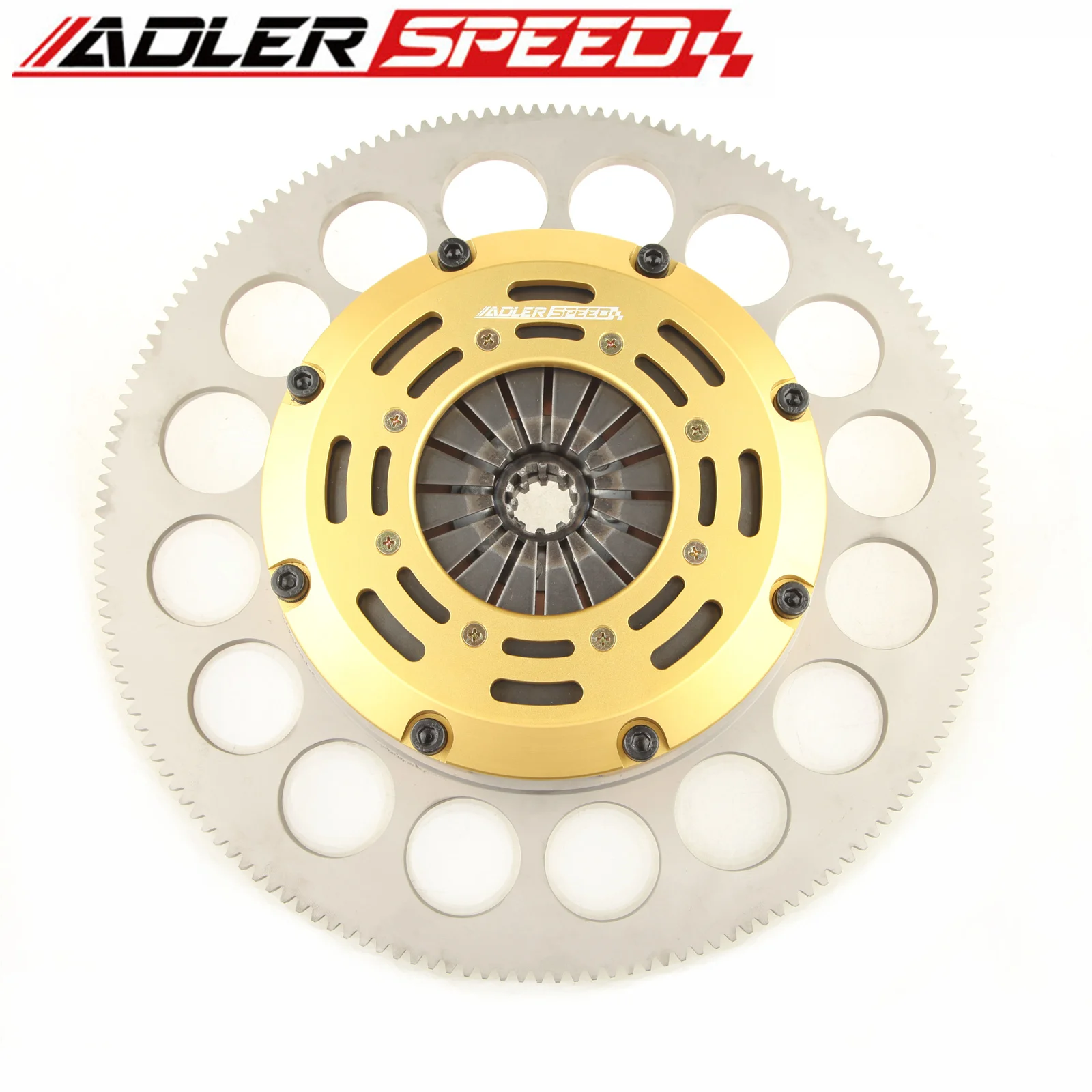 포드 머스탱 GT 4.6L SOHC 6볼트용 ADLERSPEED 레이싱 클러치 트윈 디스크 키트 및 플라이휠