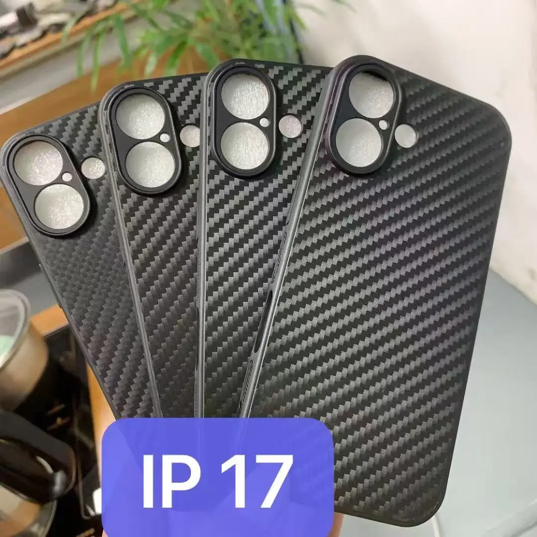 Sleek Carbon Fiber Texture Shockproof Phone Case - Soft Protective Back Cover