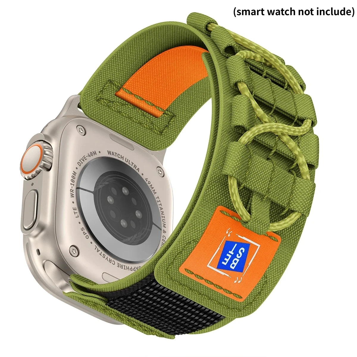Tactical Sport Nylon Trail Strap for Apple Watch - Durable and Stylish Bracelet for Active Lifestyles