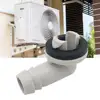 AC Drain Pipe Connector 1.8 Inch AC Drain Hose Connector Hard Blended  Good Anti-crack Air Conditioning Unit 6