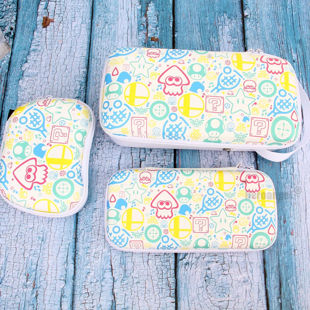 Per Splatoon 3 Theme Cover Case Switch Oled Storage Carry Bag Accessori Kit Hard Shell Protect Per Nintendo Switch