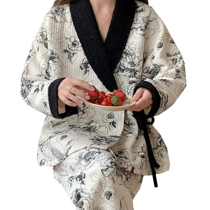Adjustable Air Cotton Maternity Sleepwear For Spring Autumn Postpartum Nursing Period Outerwear Breathable Comfortable