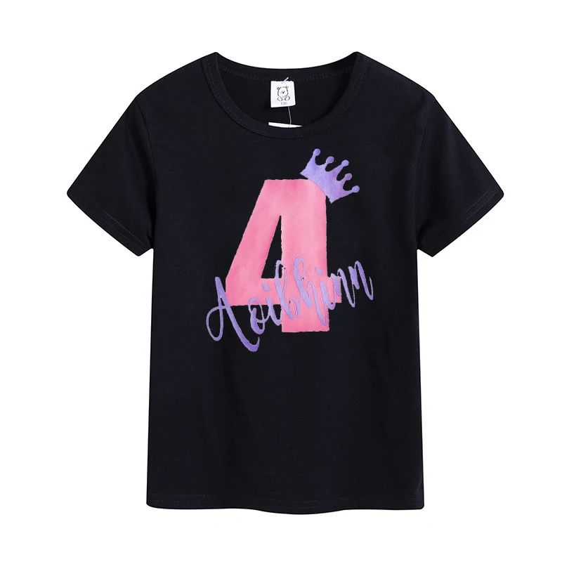 

Детская футболка для девочек 4-6 лет