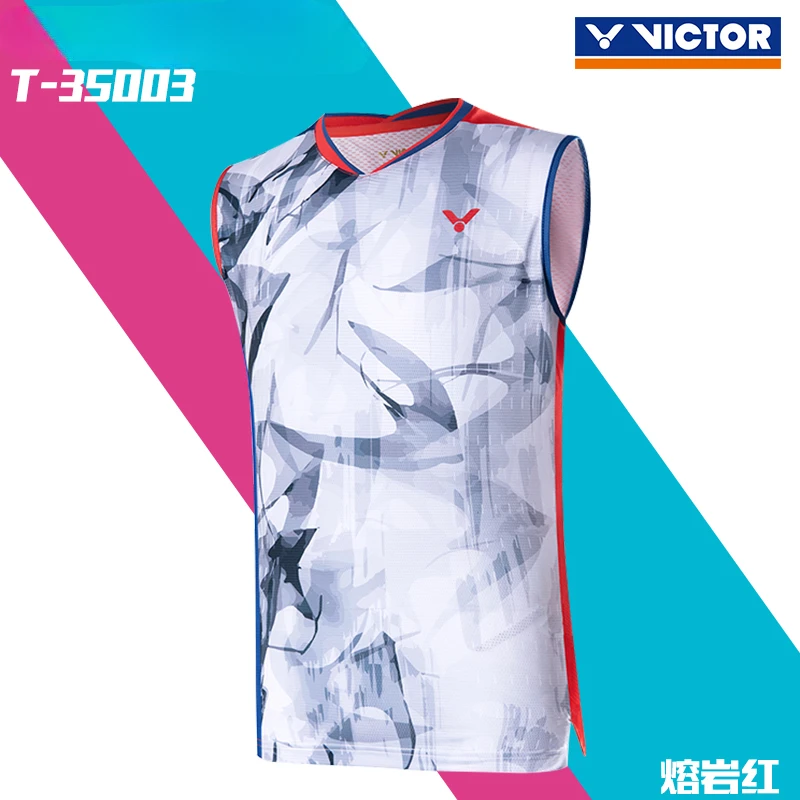 Victor Victory New Badminton Tennis Clothing Sport Short-sleeved T-shirt Comfortable Breathable Sweat-absorbing Quick-drying Top