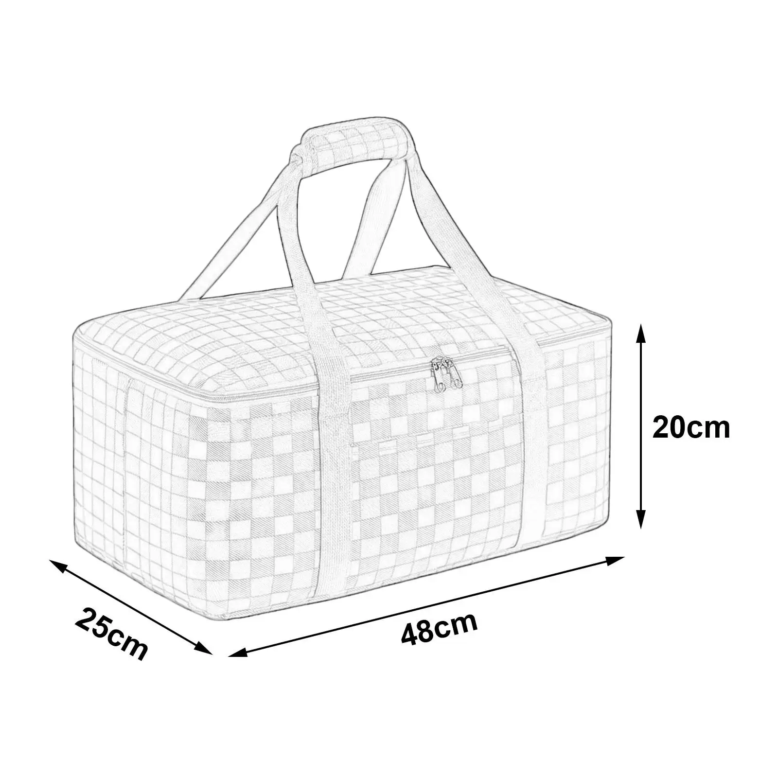Large Cooler Bag Cookware Bag for Hot or Cold Durable Insulated Picnic