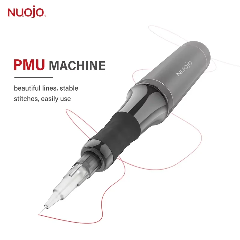 NUOJO Tattoo Machine Professional Permanent Makeup Machine Rechargeable Pmu For Eyebrows Eyeliner Lips Body Tattoo Pen