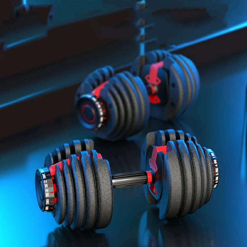 MIYAUP Household Intelligent Men and Women Adjustable Weight Fitness Dumbbell Set