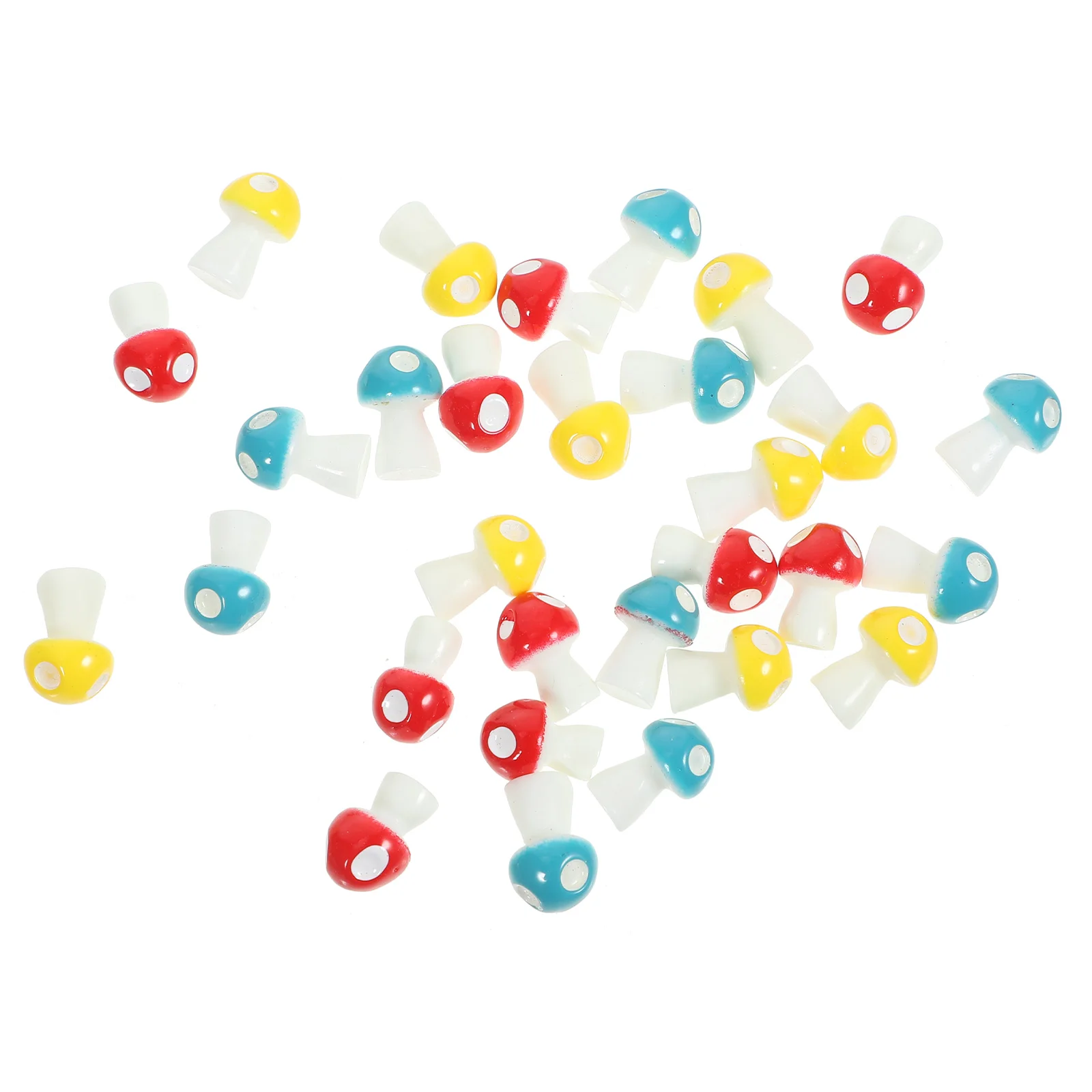 

Mini Figures Resin Mushroom Micro Landscape Decors Miniature Statues Small Fake Mushrooms Moss