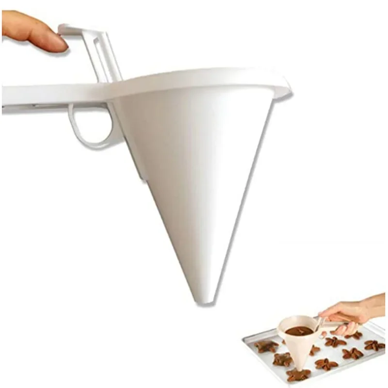 Pancake Batter Dispensers Dessert Tools Buttercream Frosting Batter Funnel Handheld Cup Cake Chocolate Dispenser Baking Tool