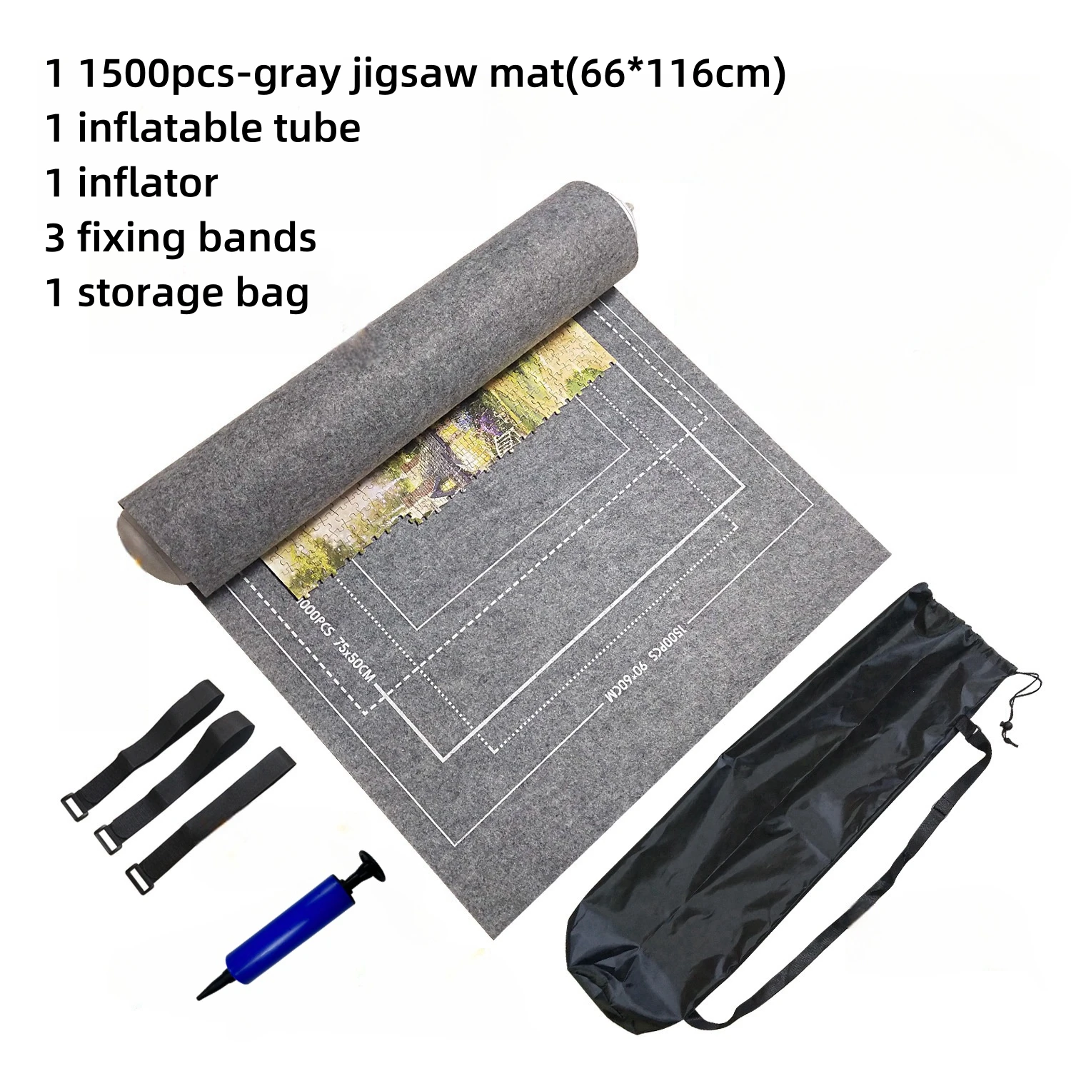 MaxRenard Portable Puzzle Mat and Board for Large Jigsaw Storage and Organization