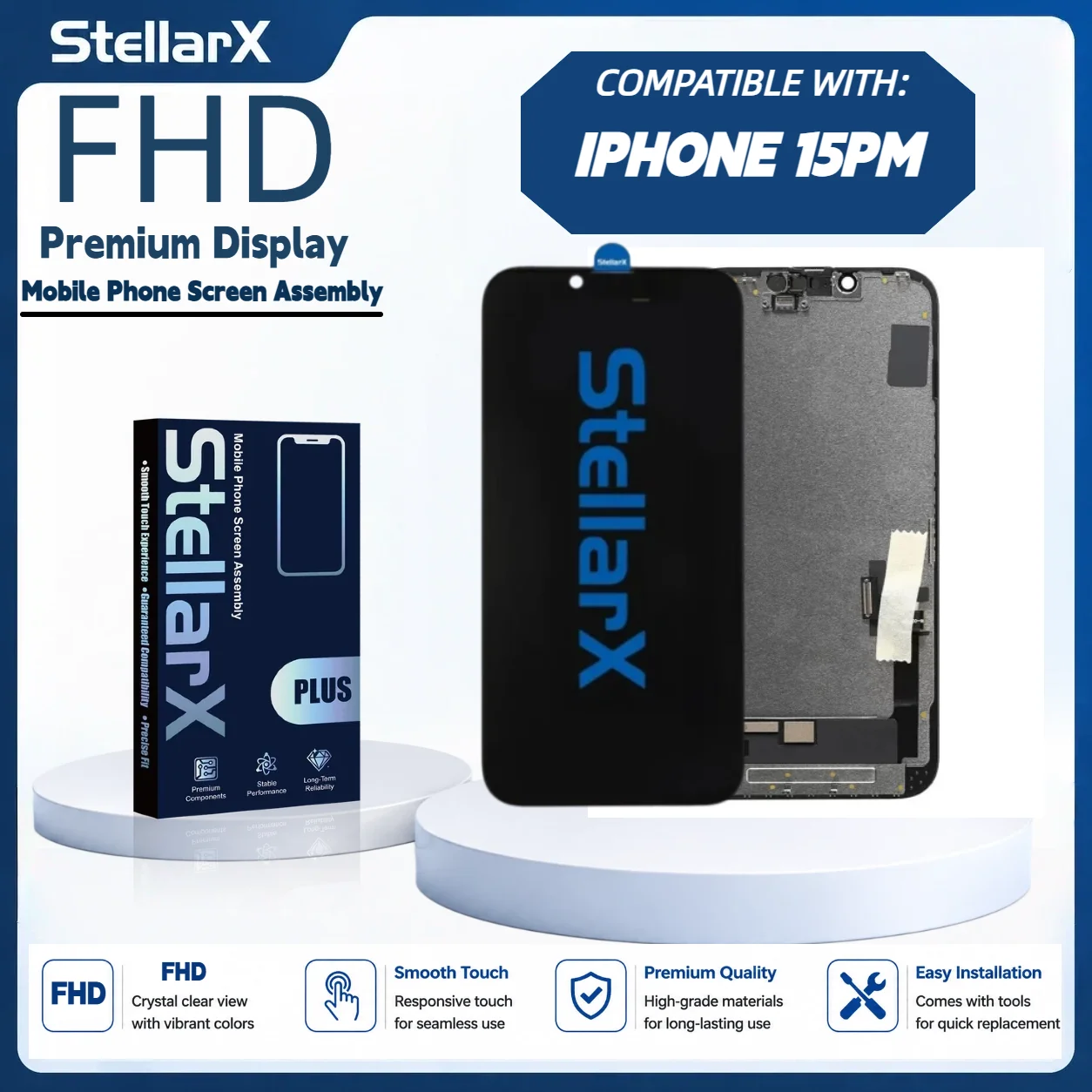 StellarX FHD High Color Gamut Screen Replacement Display