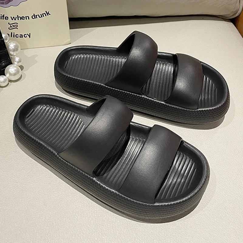 Gustave Clouds Anti-Slip Slippers for Women and Men, Shower Bathroom Slides  Sandals House Slippers Comfort Thick Sole Slides, Size 5-14 - Walmart.com