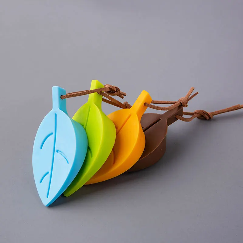 Silicone Leaves/Key Doorstop For Children Baby Protector Block Home Decor Creative Leaf Style Door Stopper Wedge Holder Safety