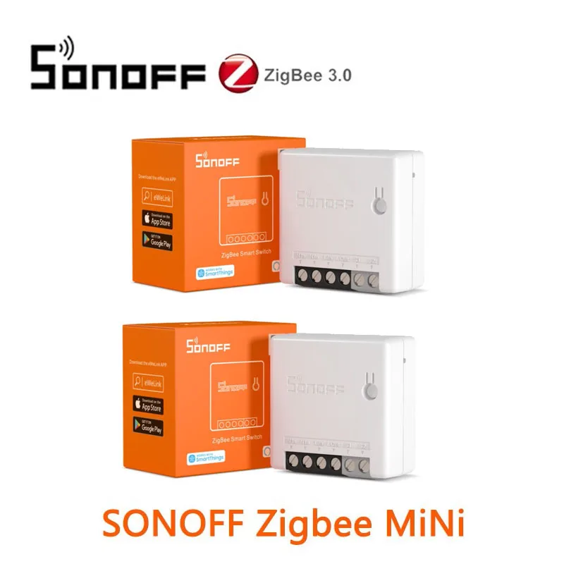 SONOFF Zigbee ZBBridge/Wireless Switch/Temperature Sensor/Motion Sensor/Door Sensor/Dongle For Alexa Google Home SNZB-01 2 3 4 