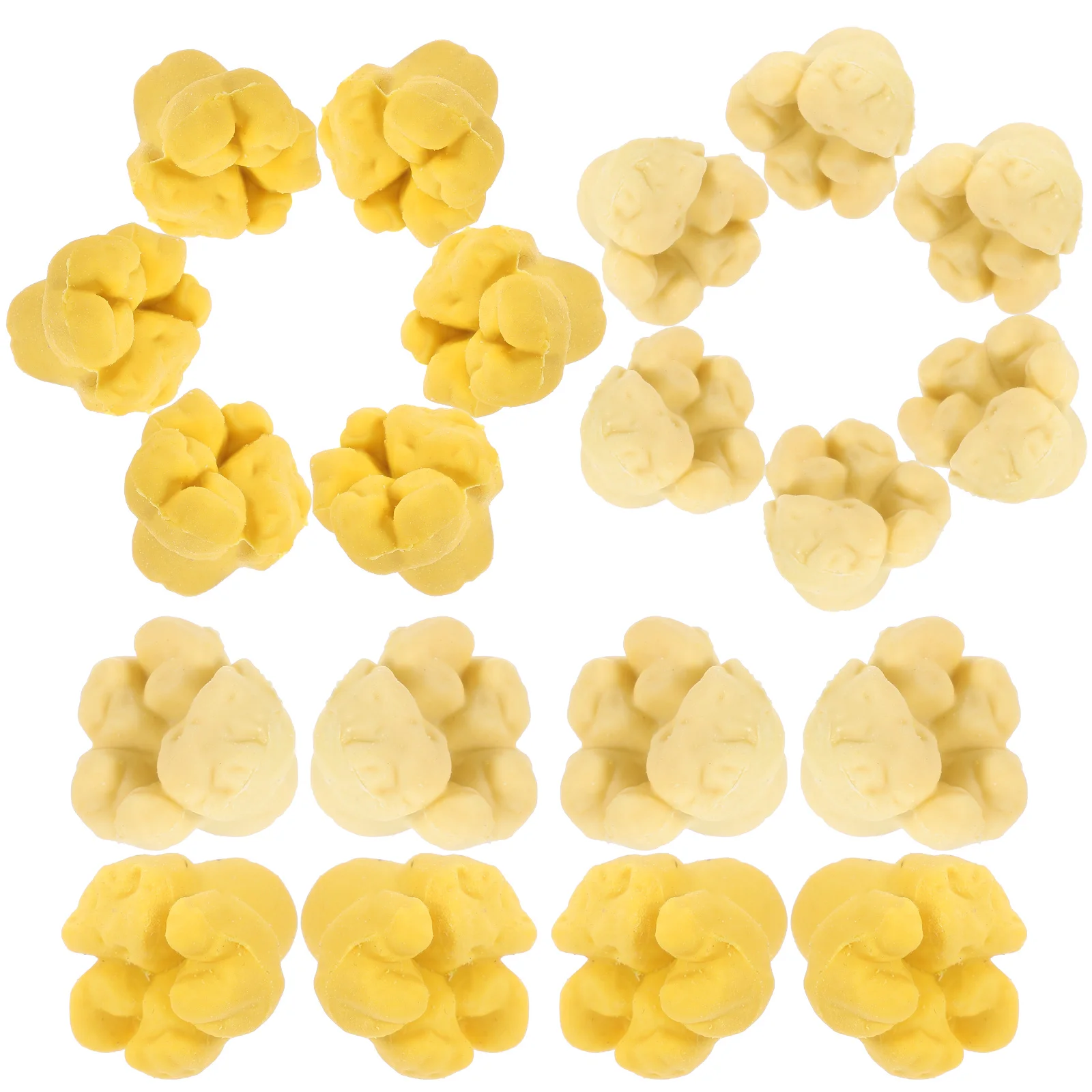 

20 Pcs Prize Popcorn Eraser Student Stationery Supplies Tpr Party Gifts Erasers
