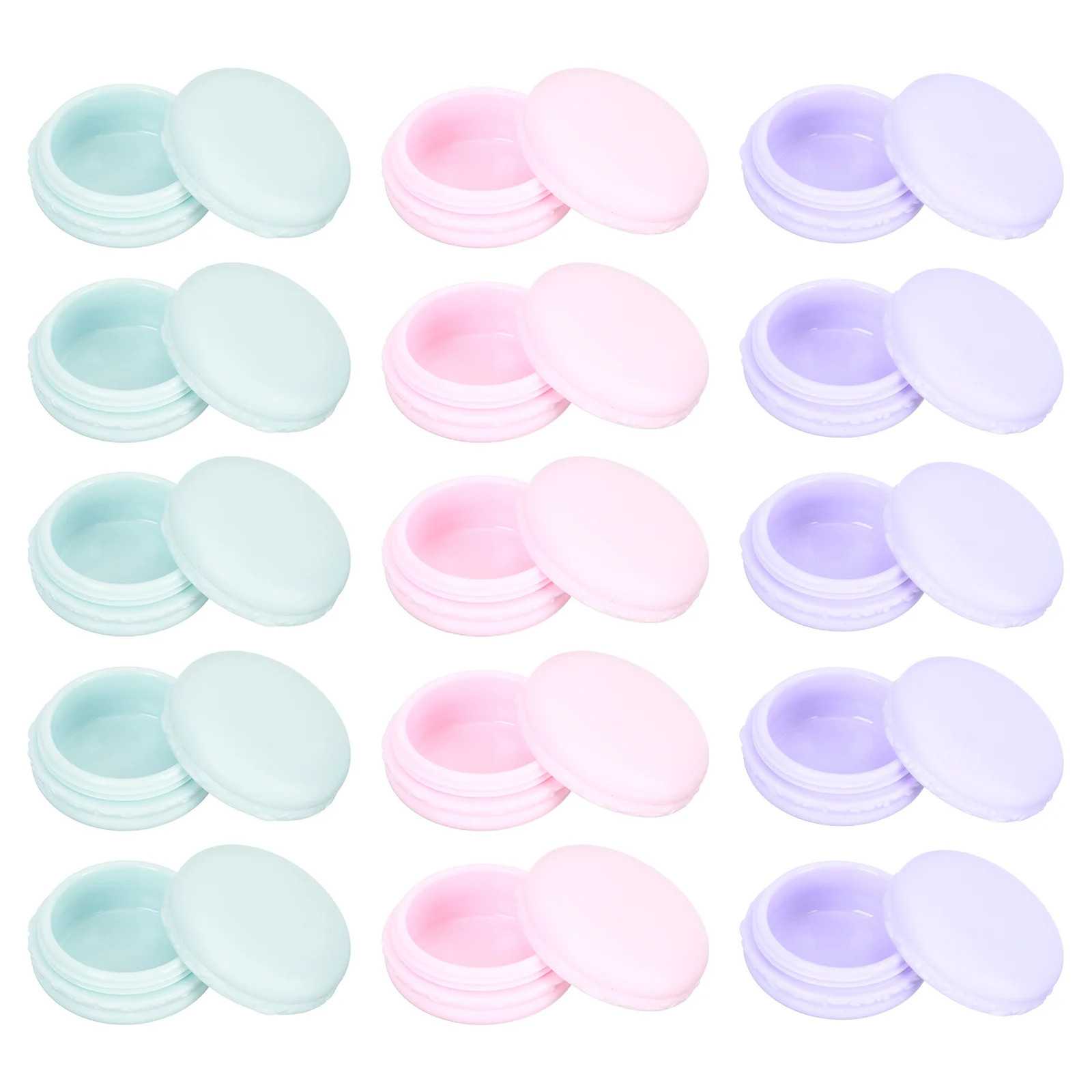 30Pcs Macaron Color Design Lovely Women Cream Dispensing Cases bubm cartoon mouse pad soft multiple options lovely design silicone filling smooth