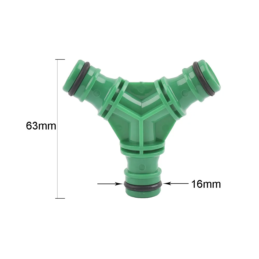 1/2" 3/4" 1" Garden Hose On/Off Valve Quick Connector Male and Female Tap Adapter Y-Joint Kit For Garden Hose Sprinkler 1Pc 5