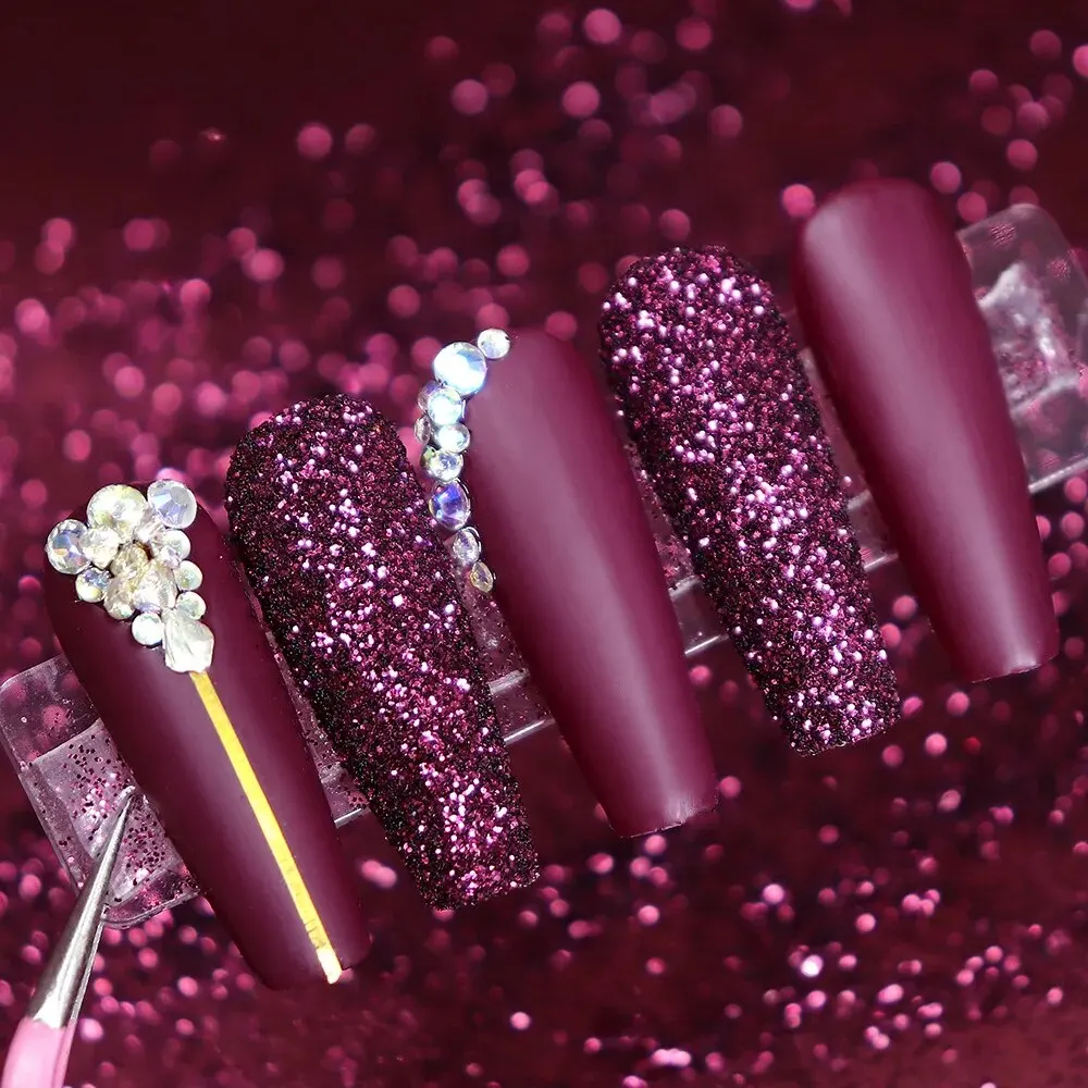 1Bottle-Nail-Metallic-Glitter-Blue-Coffee-Powder-DIY-Decoration-Nail ...