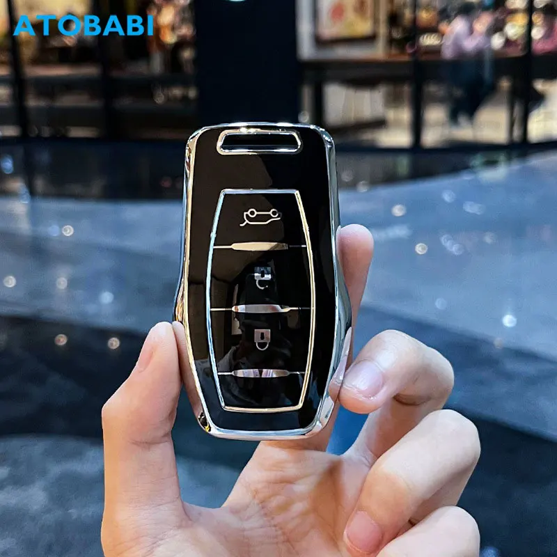 Tpu Car Key Cover Skin Per Dfm Dongfeng Ix5 Ix7 Red Star 580 Pro Smart Keyless Remote Fobs Shell Protector Case Accessori Auto