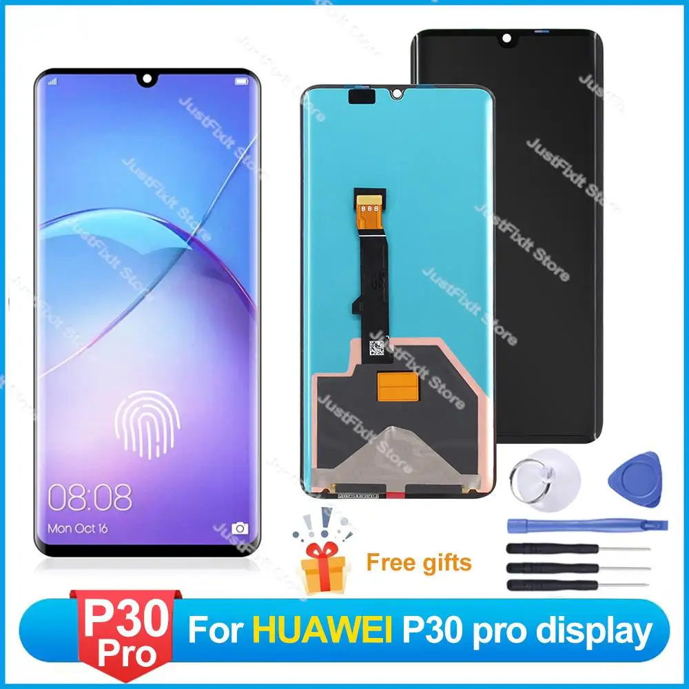 Écran LCD Complet Original Huawei P30 Pro (VOG-L29) – Orange – Pièce Détachée Neuve