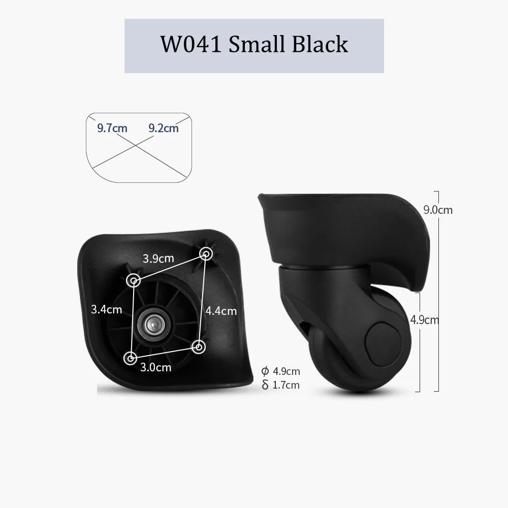 Roda para Malas, W041, Business Box, Trolley Polia Acessórios, Hard Shell, Prático Rodízio Substituição, Bagagem de Viagem