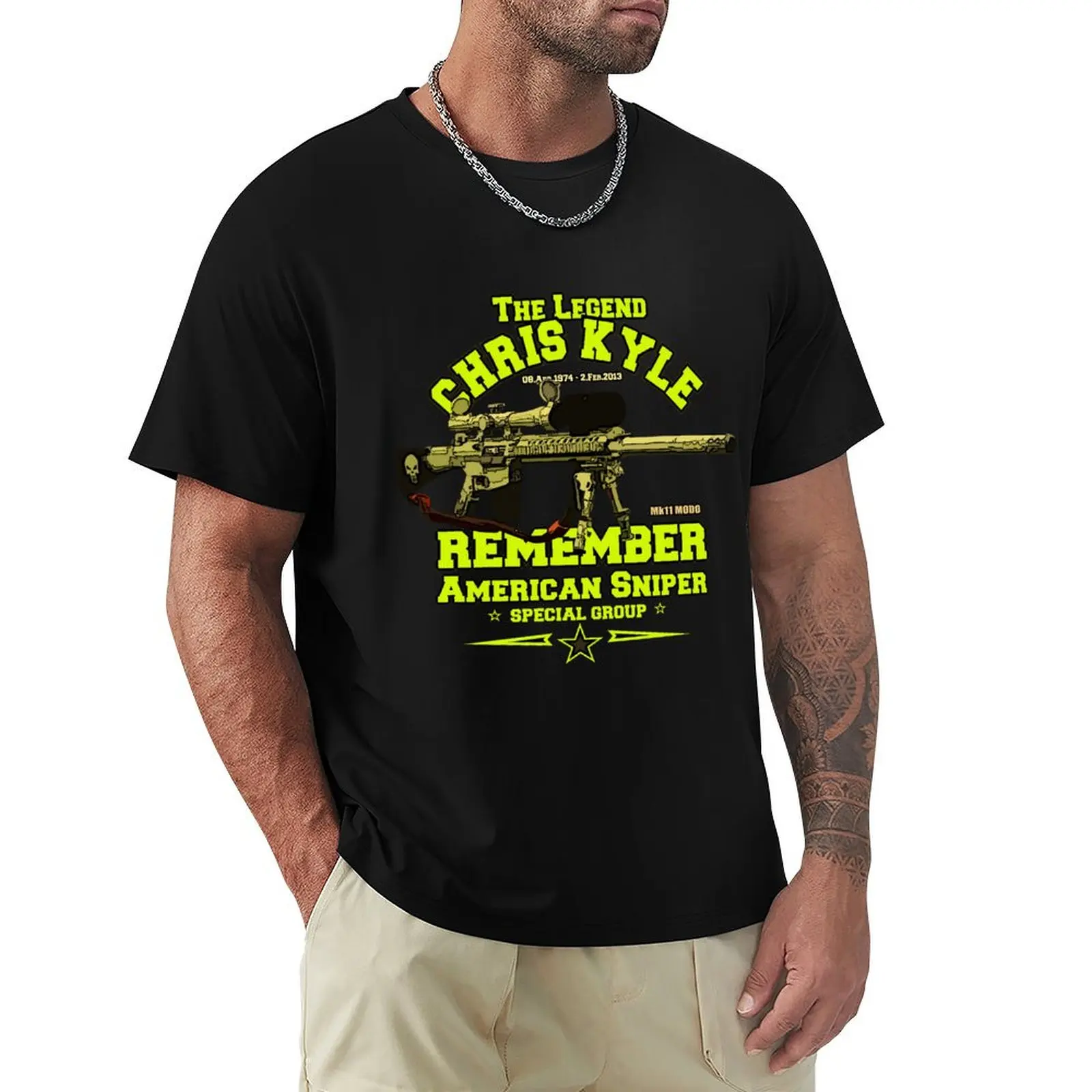 

Remember Chris Kyle - American Sniper T-Shirt Aesthetic clothing cute tops plus sizes oversized t shirts for men