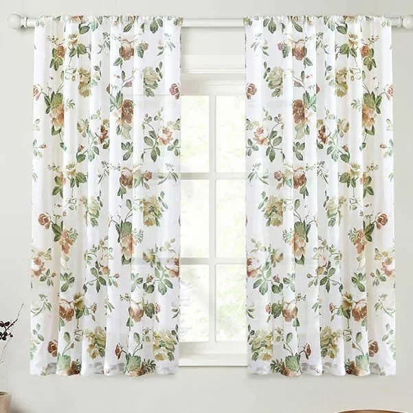 Curtains for Living Room the Bedroom Modern Kitchen Sheer Curtains for Voile Curtain