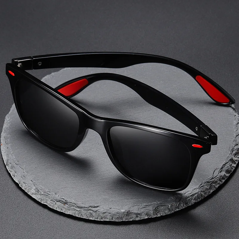 

Polarized Men Sunglasses Fashion Brand Designer Women Driving Square Frame Sun Glasses Male Goggle Shades Coating Mirror Female