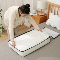 Clothes Cotton Quilt Storage Bag Large Capacity Transparent Quilt Organization Box PEVA Dust Proof Moving House Packaging Bag 2