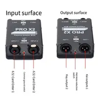 New 2-Way Audio Isolator, Audio Current Eliminator, XLR 6.5, Permalloy Isolator, Mixer Live Broadcast 2