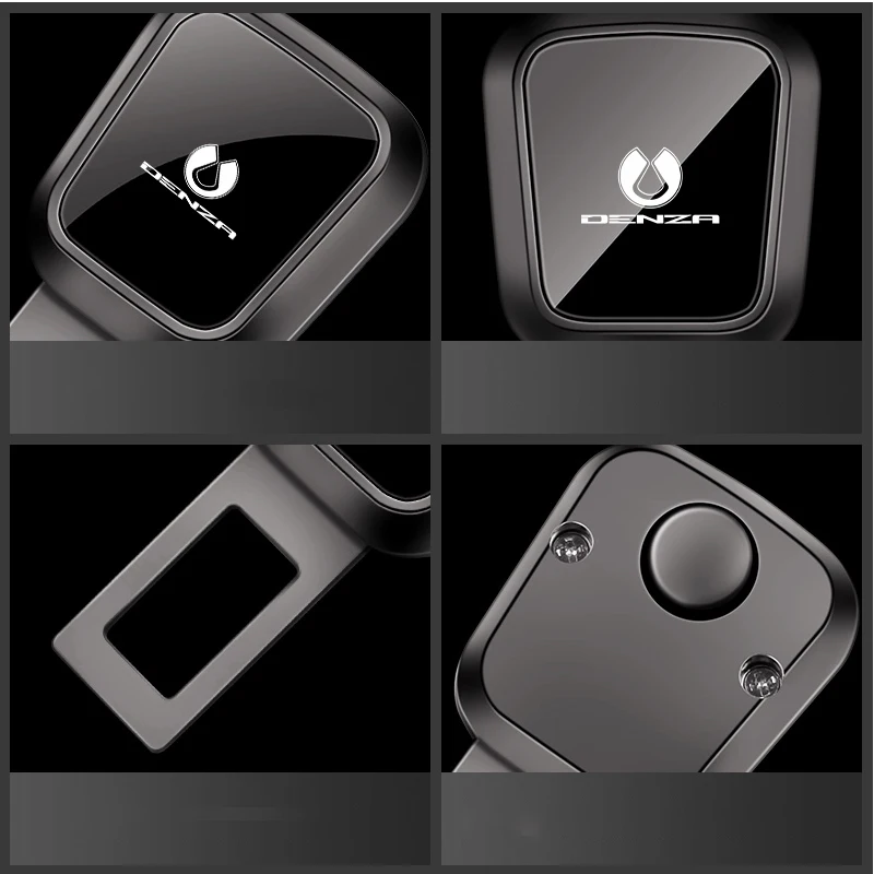 덴자 D9 D5 D6 등용 아연 합금 자동차 안전벨트 연장 클립, 빠른 해제 안전 버클, 편안함 제공