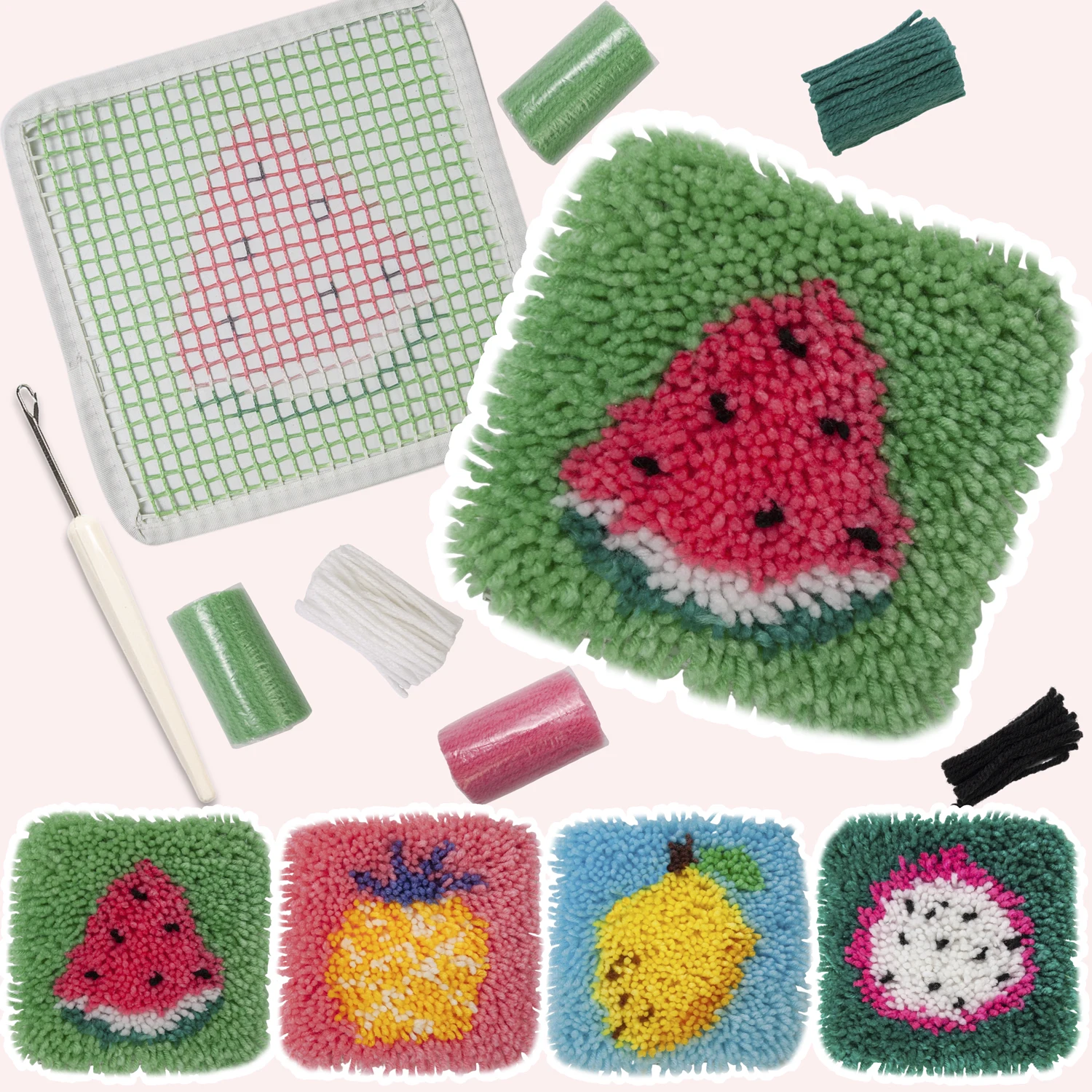 Fruit Coaster Latch Hook Kit 2