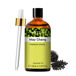 Aromatherapy Essential Oils Variety Pack - Lavender, Rose, Vanilla, Eucalyptus, Sandalwood, Pine - 100ML (May Chang)