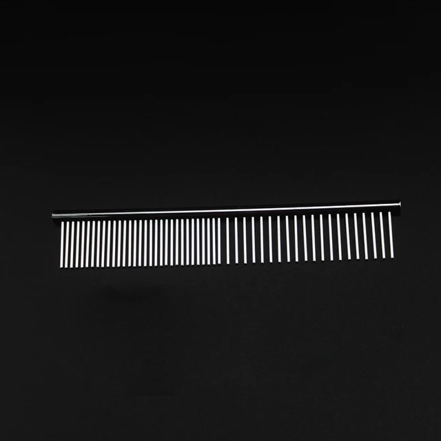 Stainless Steel Dog Comb Long Thick Hair Fur Removal Brush 16/19cm Pets Dog Cat Grooming Dematting Combs for Shaggy Dogs 5