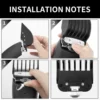 YINKE Clipper Guards for Wahl Hair Clippers Trimmers with Metal Clip 1.25"/1.5"/2" NO.16 NO.12 NO.10 Fits Most Size Wahl Trimmer 4