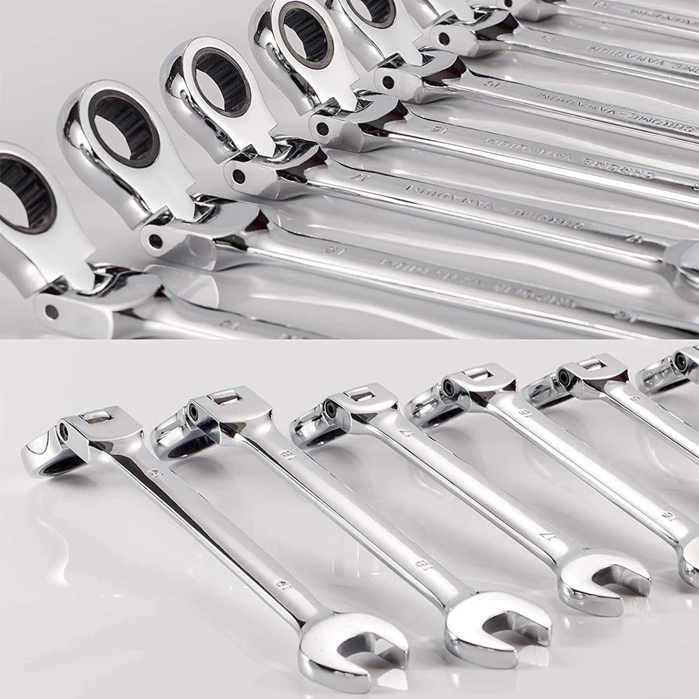 GEARWRENCH Clé à Cliquet En Forme De Larme à Tête Flexible 1