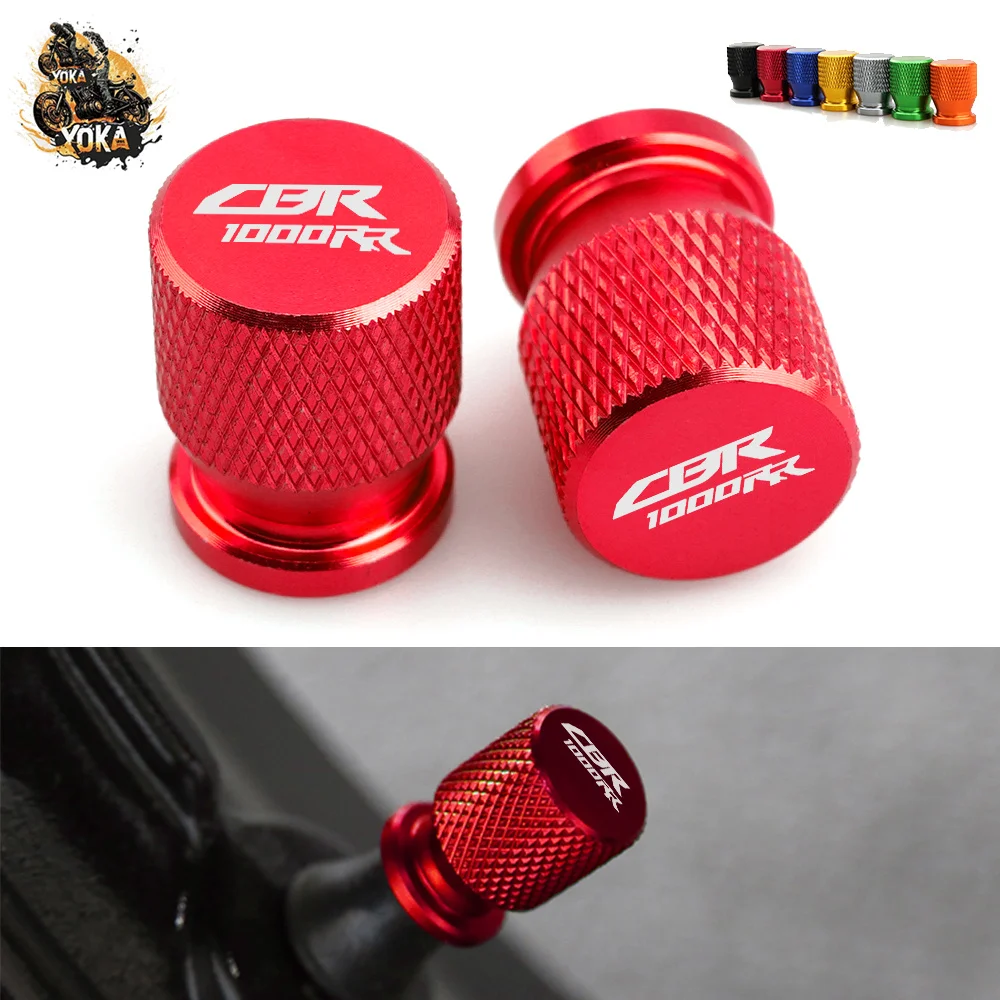 

With Logo For Honda Cb1000r Cbr1000rr CB 1000R CBR 1000RR Bicycle Tire Valve Caps Stem Cover CNC Motorcycle Accessories