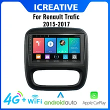 

For Renault Trafic 3 2014-2021 Opel Vivaro B 2014-20182 Din 9 Inch 4G Android Autoradio GPS Navigation Car Multimedia Player