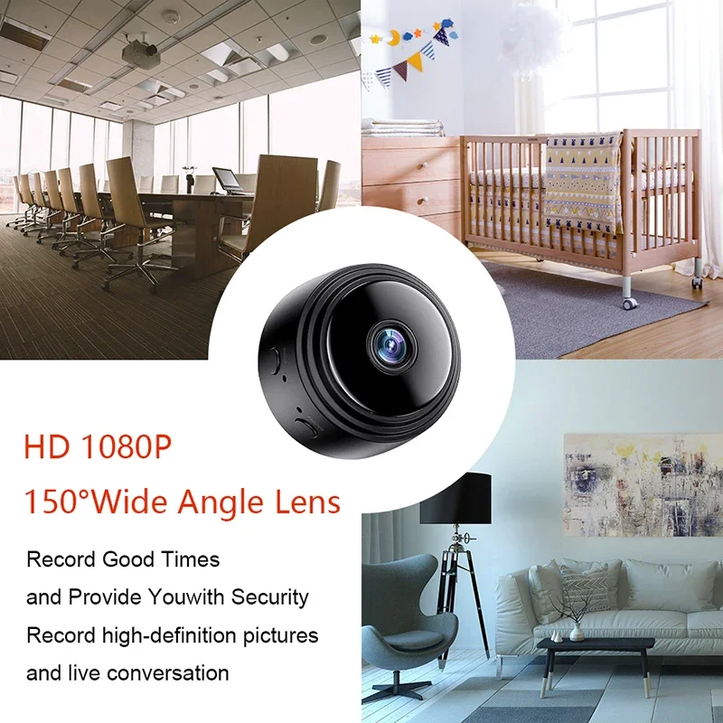 1080P A9 Mini Camera Wifi Wireless Monitoring Security Protection Remote Monitor Camcorders Video Surveillance Smart Home Night