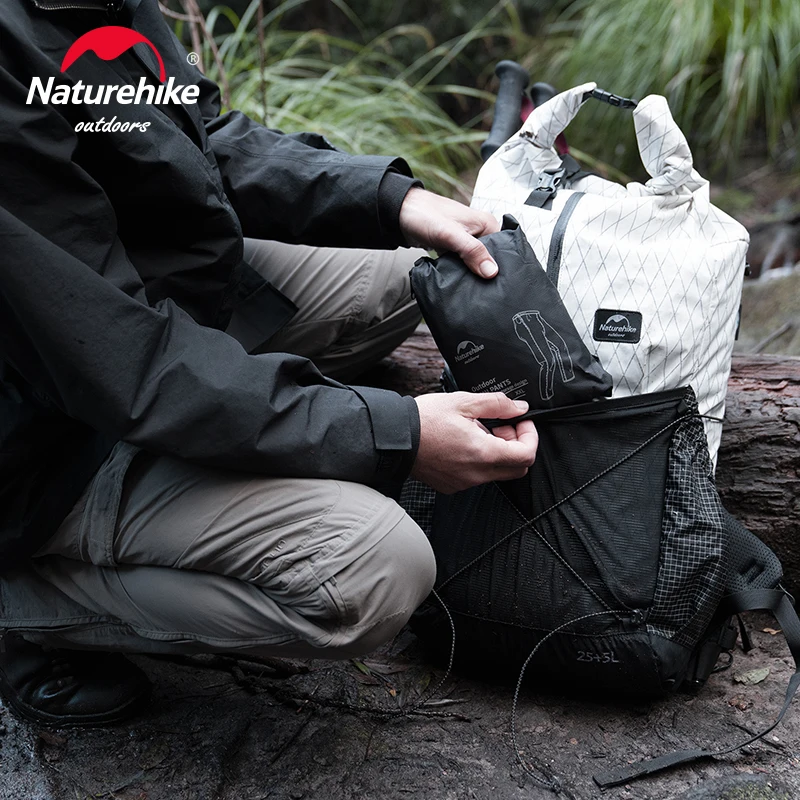Naturehike Rain Pants Windproof for Men Women Outdoor Camping Hiking Mountaineering Travel Waterproof Breathable Fishing Trousers hiking pants