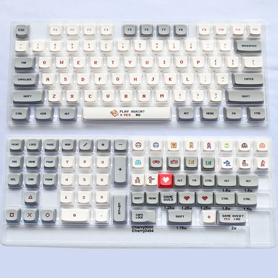 【keyちゃん】 XDAL179-Key zda 139-keyset Pbt昇華トッププリント、Cherry MX