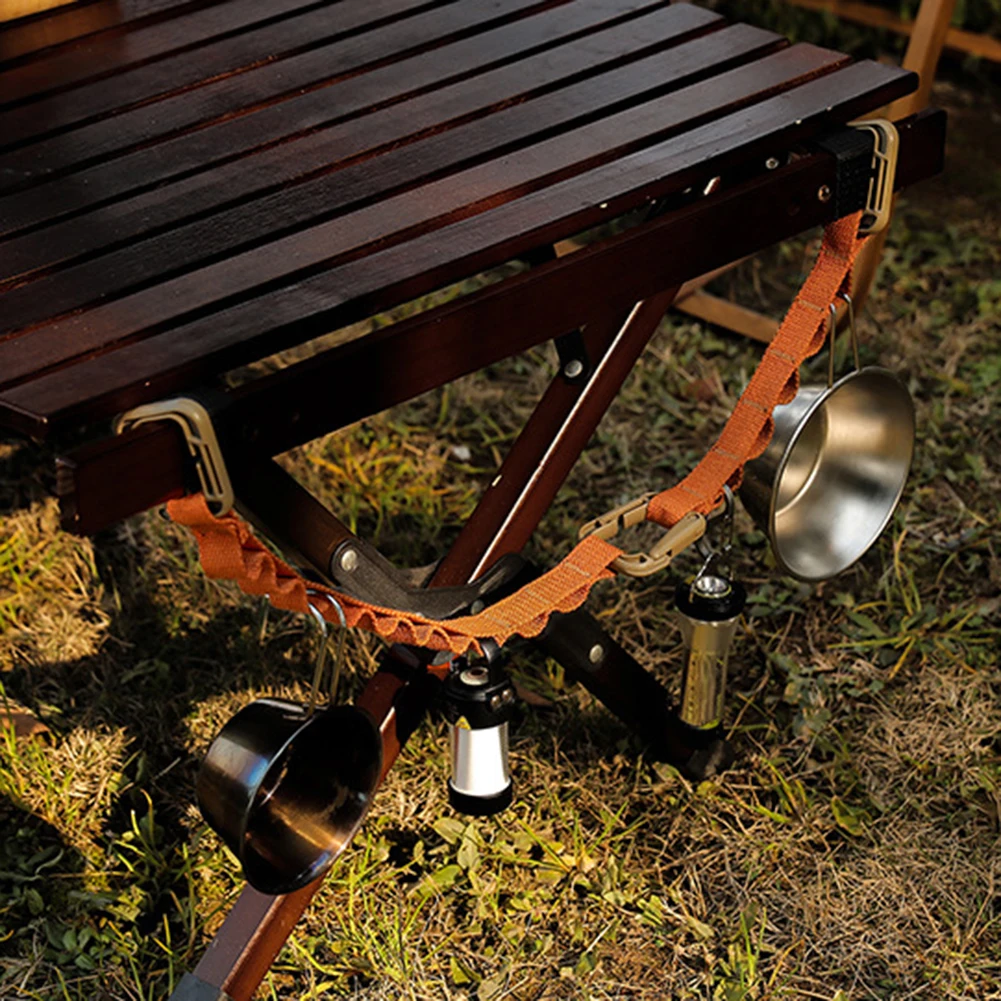 Tent Rope Buckle Outdoor Lanyard Hanger Camping Hanging Rope Campsite Garden Supplies Storage Strap Clothesline Cup Hang Lamp