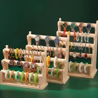 Solid wood bracelet display frame bracelet frame jewelry frame watch frame jewelry frame hair ring head rope storage rack 2