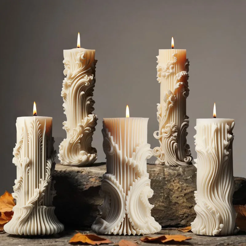 Minimalist Cylinder Candle Mold 1