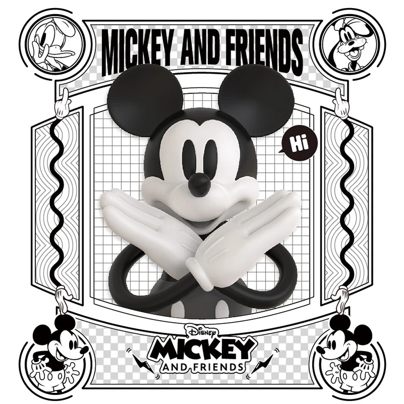 Goofy Disney Character Black And White